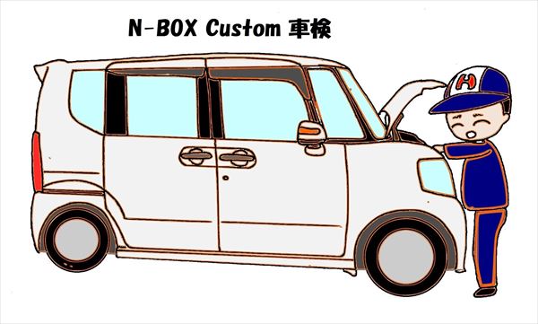 Honda N Box Custom 車検費用と点検パック について