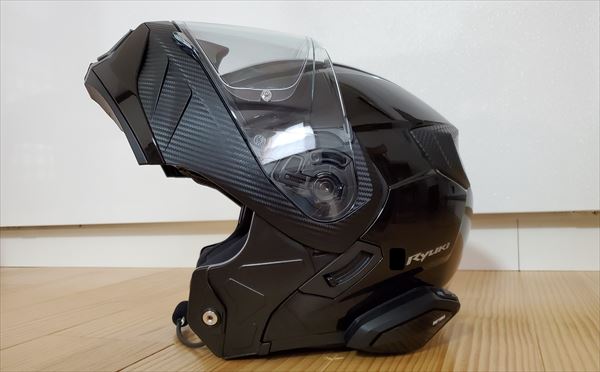 システムヘルメット インカム装着方法 OGK Ryuki DAYTONA DT-O1